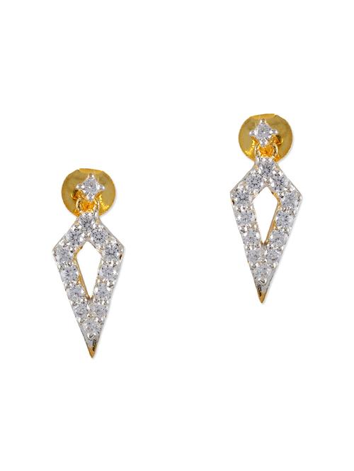 gold silver drop earrings - 11289818 - Very Small Image - 1