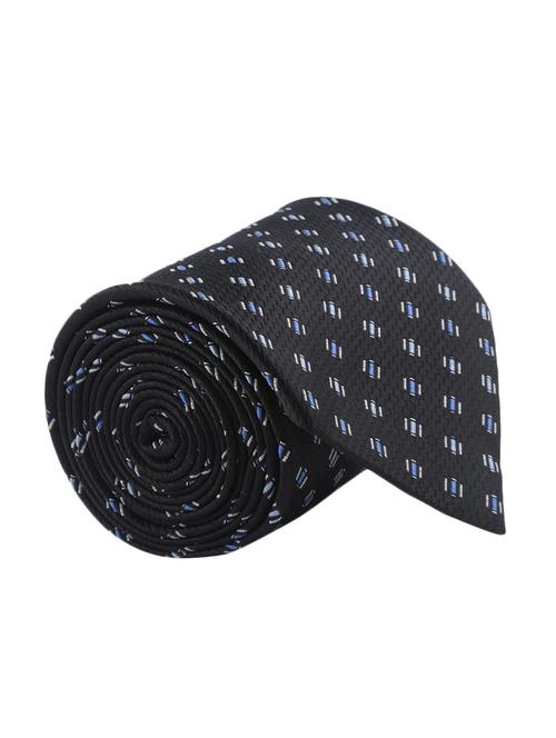 black polyester tie - 11294703 - Very Small Image - 1