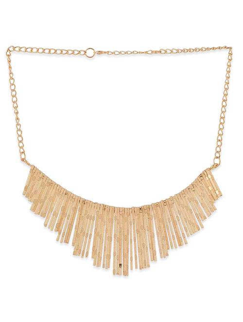 gold metal necklace - 11294796 - Very Small Image - 1