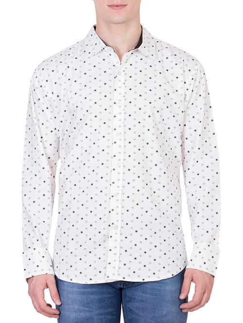 white cotton casual shirt - 11294998 - Very Small Image - 1