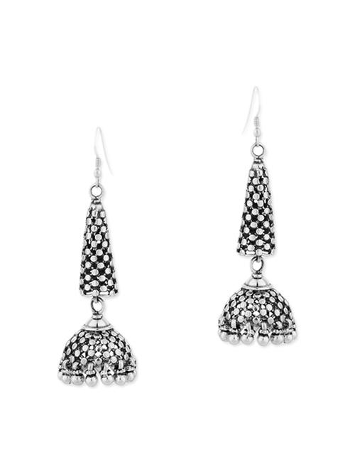 silver balli earring - 11296535 - Very Small Image - 1