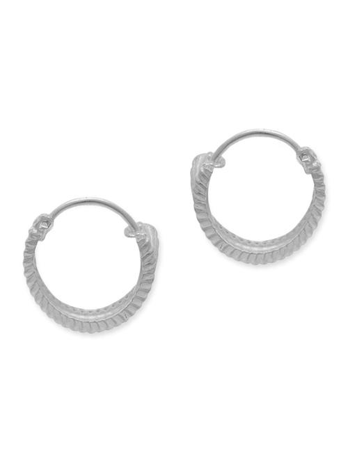 silver hoop earring - 11296551 - Very Small Image - 1