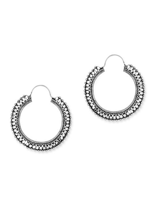 silver hoop earring - 11296569 - Very Small Image - 1