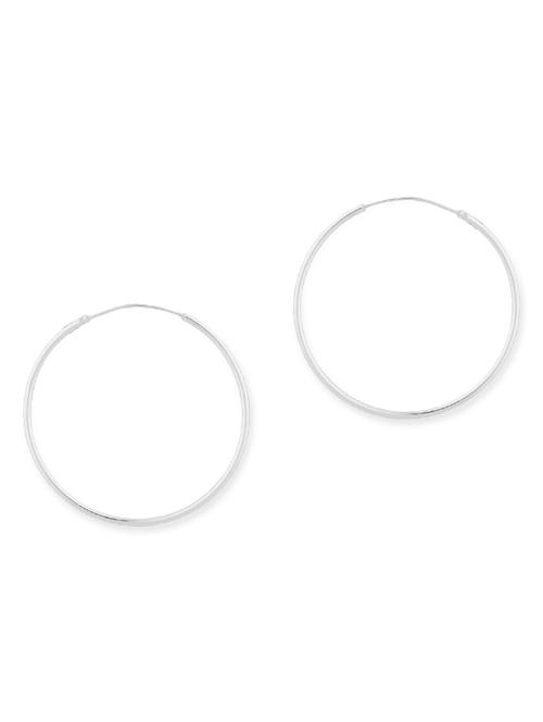 silver hoop earring - 11296572 - Very Small Image - 1