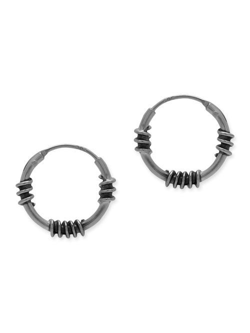 silver hoop earring - 11296588 - Very Small Image - 1