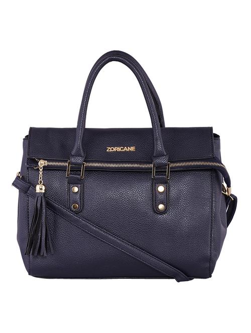blue leatherette handbag - 11299644 - Very Small Image - 1