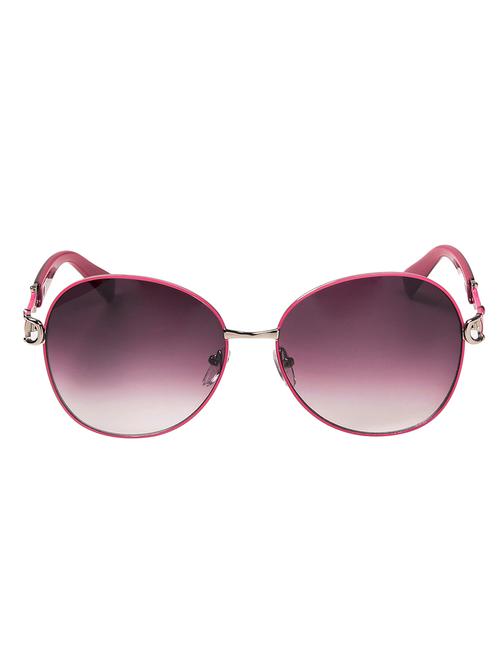 pink plastic round sunglass - 11300573 - Very Small Image - 1
