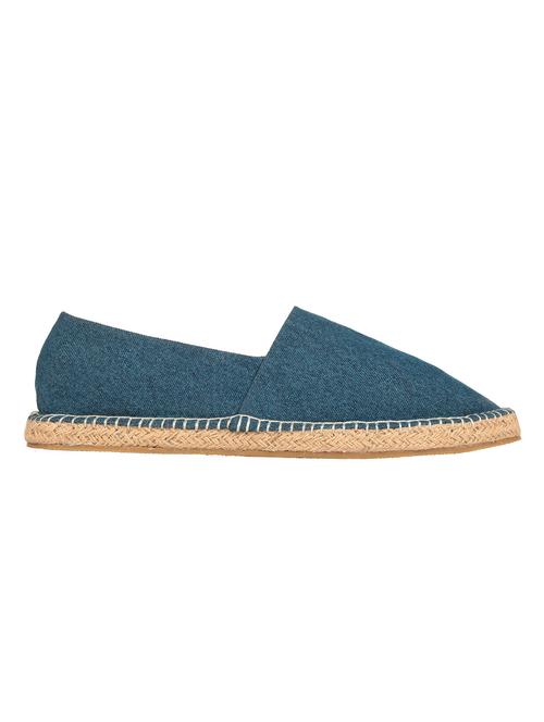 blue fabric slip on espadrilles - 11301076 - Very Small Image - 1