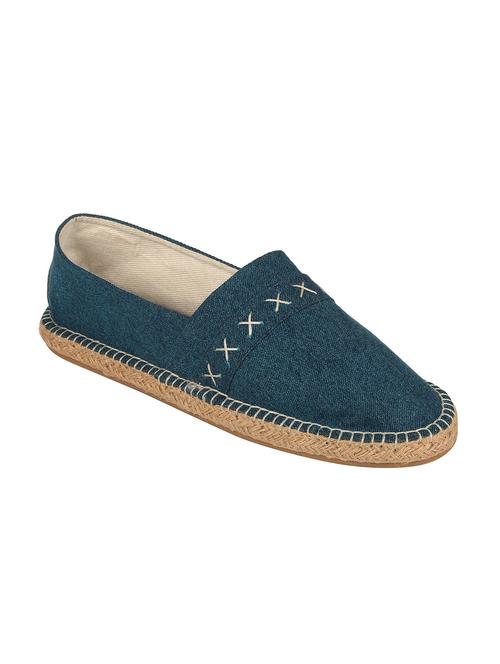 blue fabric slip on espadrilles - 11301099 - Very Small Image - 1