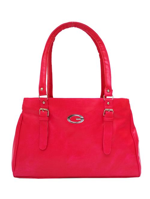 pink leatherette handbag - 11302902 - Very Small Image - 1