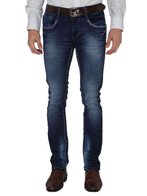 dark blue denim washed jeans - 11303679 - Very Small Image - 1