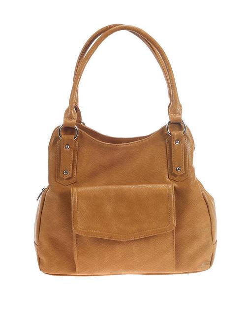 brown color, leatherette handbag - 11309268 - Very Small Image - 1