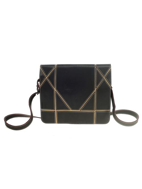 black color, leatherette handbag - 11309276 - Very Small Image - 1