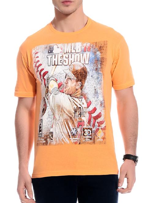 orange cotton tshirt - 11310277 - Very Small Image - 1