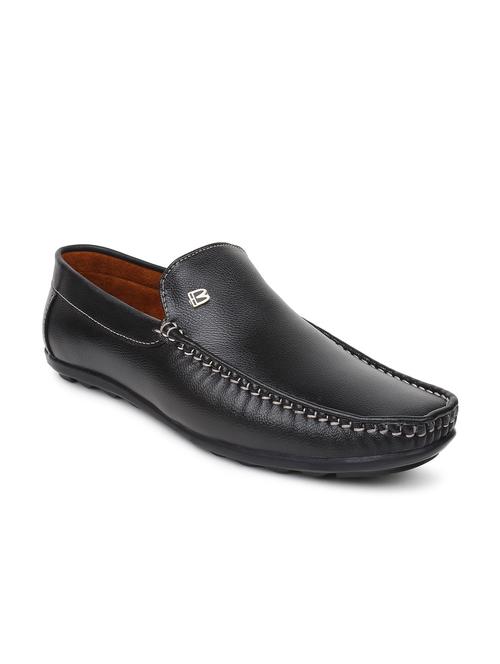 black leatherette loafer - 11310452 - Very Small Image - 1