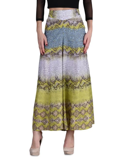 printed rayon palazzo - 1131061 - Very Small Image - 1