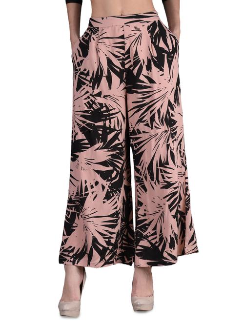 printed polyester palazzo - 1131066 - Very Small Image - 1