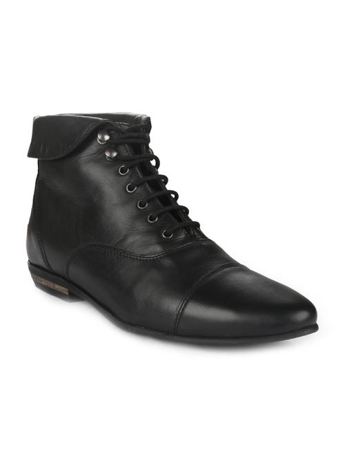 black leather ankle boots - 11312132 - Very Small Image - 1