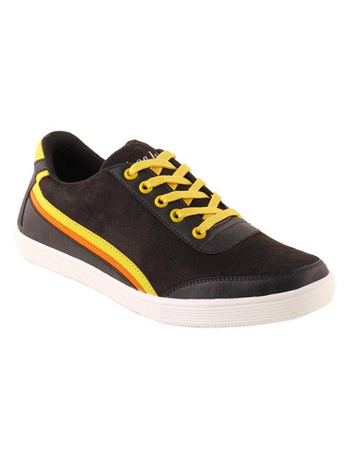 blue colour block leatherette sneakers - 11312314 - Very Small Image - 1