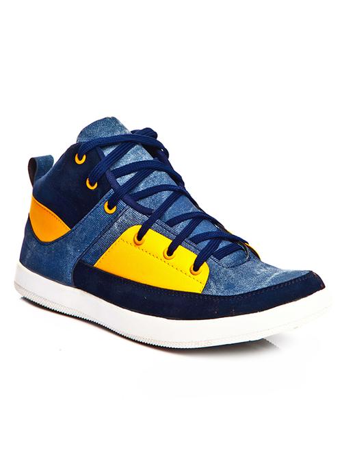 blue and yellow denim shoes - 11312318 - Very Small Image - 1