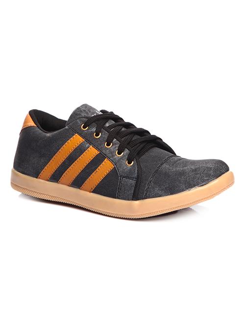 black striped denim sneakers - 11312343 - Very Small Image - 1