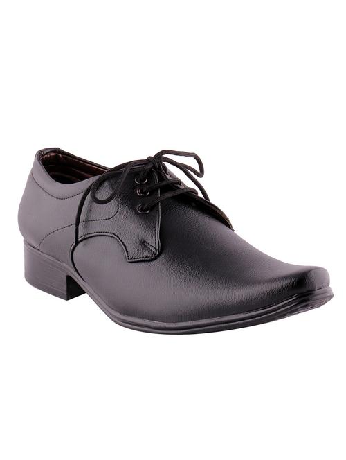 solid black leatherette derbies - 11312454 - Very Small Image - 1