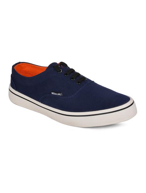 solid blue canvas sneakers - 11314941 - Very Small Image - 1