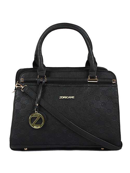 black leatherette handbag - 11316801 - Very Small Image - 1