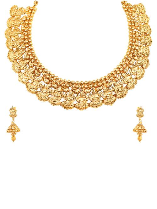 gold plated short necklace - 11320834 - Very Small Image - 1