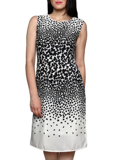 black polyester aline dress - 11324868 - Very Small Image - 1