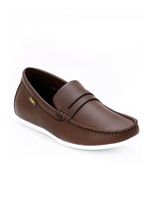 brown leatherette loafer - 11326447 - Very Small Image - 1