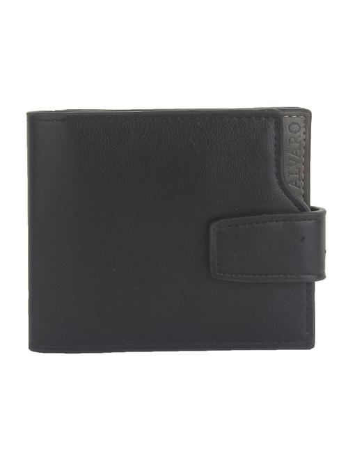 solid black leather wallet - 11326515 - Very Small Image - 1