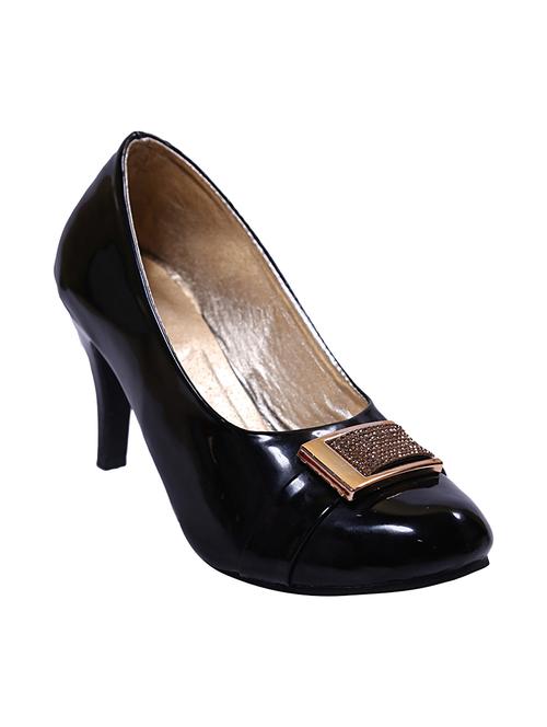 black suede platforms pumps - 11332163 - Very Small Image - 1