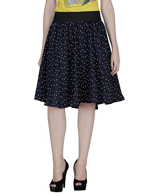navy blue polyester aline skirts - 11332596 - Very Small Image - 1