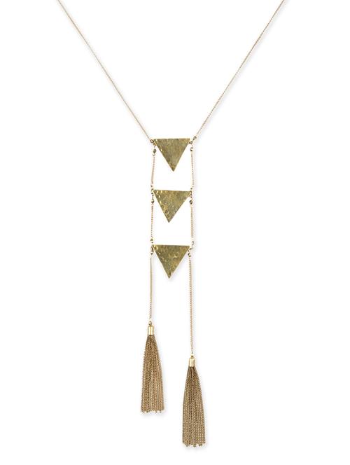 gold metal necklace - 11342943 - Very Small Image - 1