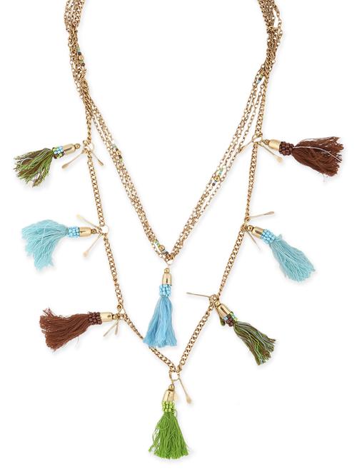 multi colored metal necklace - 11342949 - Very Small Image - 1