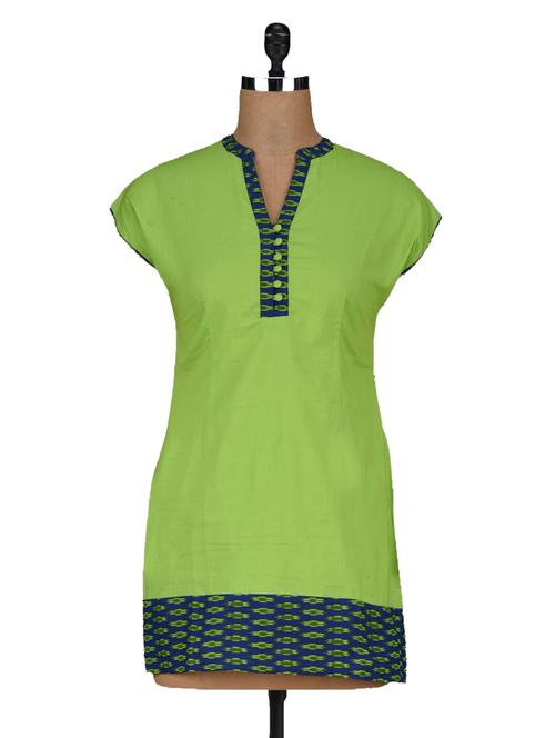 short sleeves cotton kurti - 1135653 - Very Small Image - 1