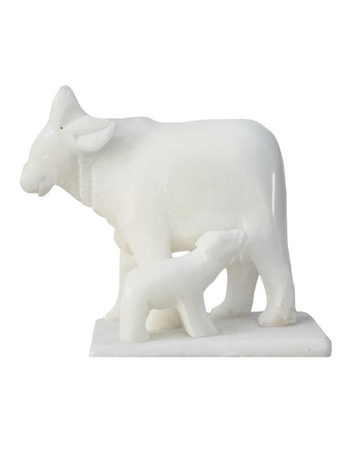 dekor world white marble cow - 11356732 - Very Small Image - 1