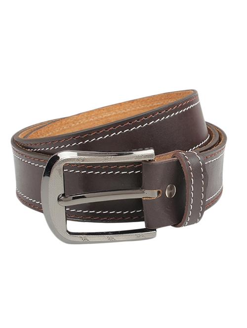 brown color, leatherette belt - 11358445 - Very Small Image - 1