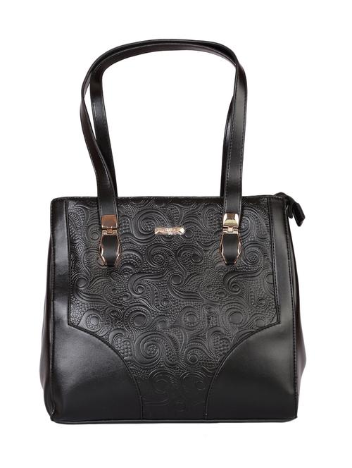 black color, leatherette hand bag - 11359210 - Very Small Image - 1