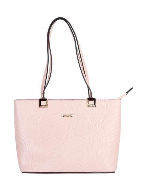 pink color, leatherette hand bag - 11359226 - Very Small Image - 1