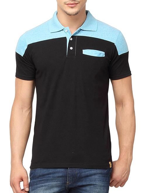colour block cotton t-shirt - 11360710 - Very Small Image - 1