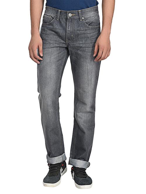 newport slim fit men grey jeans - 11368856 - Very Small Image - 1