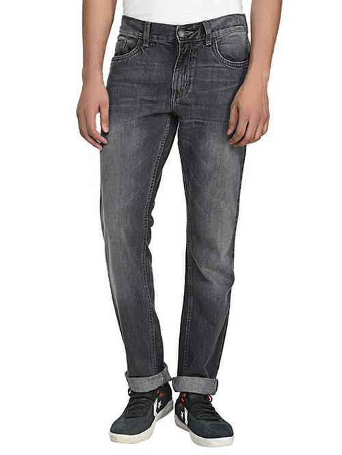 newport slim fit men grey jeans - 11368858 - Very Small Image - 1