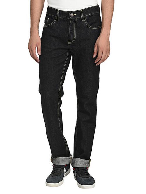 newport slim fit men black jeans - 11368862 - Very Small Image - 1
