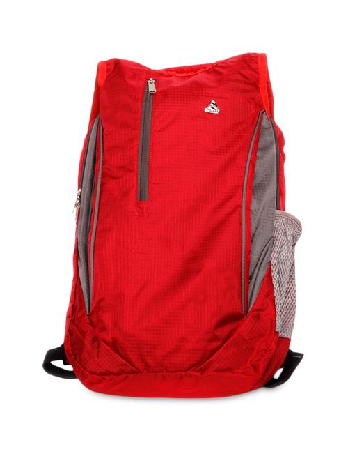 multi pocket red zippered back pack - 1137393 - Very Small Image - 1