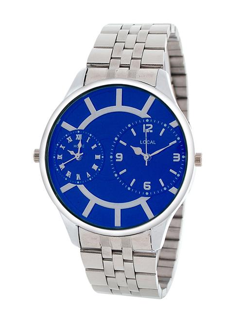 silver stainless steel analog wrist watch - 11374443 - Very Small Image - 1