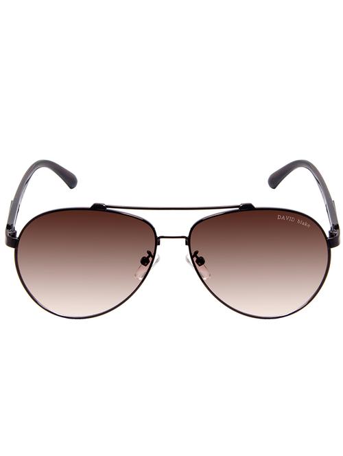 david blake brown uv protected aviator sunglass - 11374493 - Very Small Image - 1