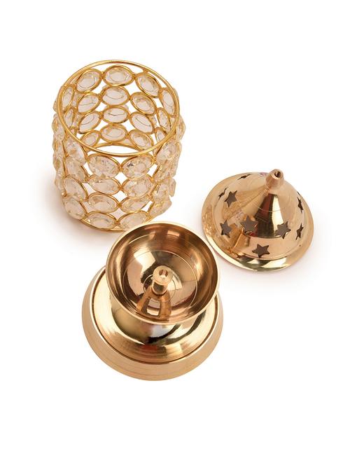 golden brass jyot - 11377189 - Very Small Image - 1