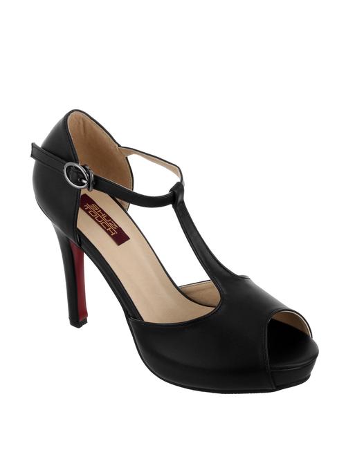 black leatherette stiletto - 11380420 - Very Small Image - 1